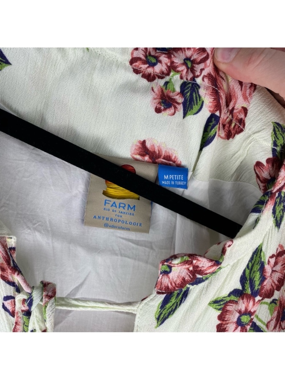 Anthropologie Farm Rio Anabela Floral
Smocked Mini Dress - Picture 6 of 9